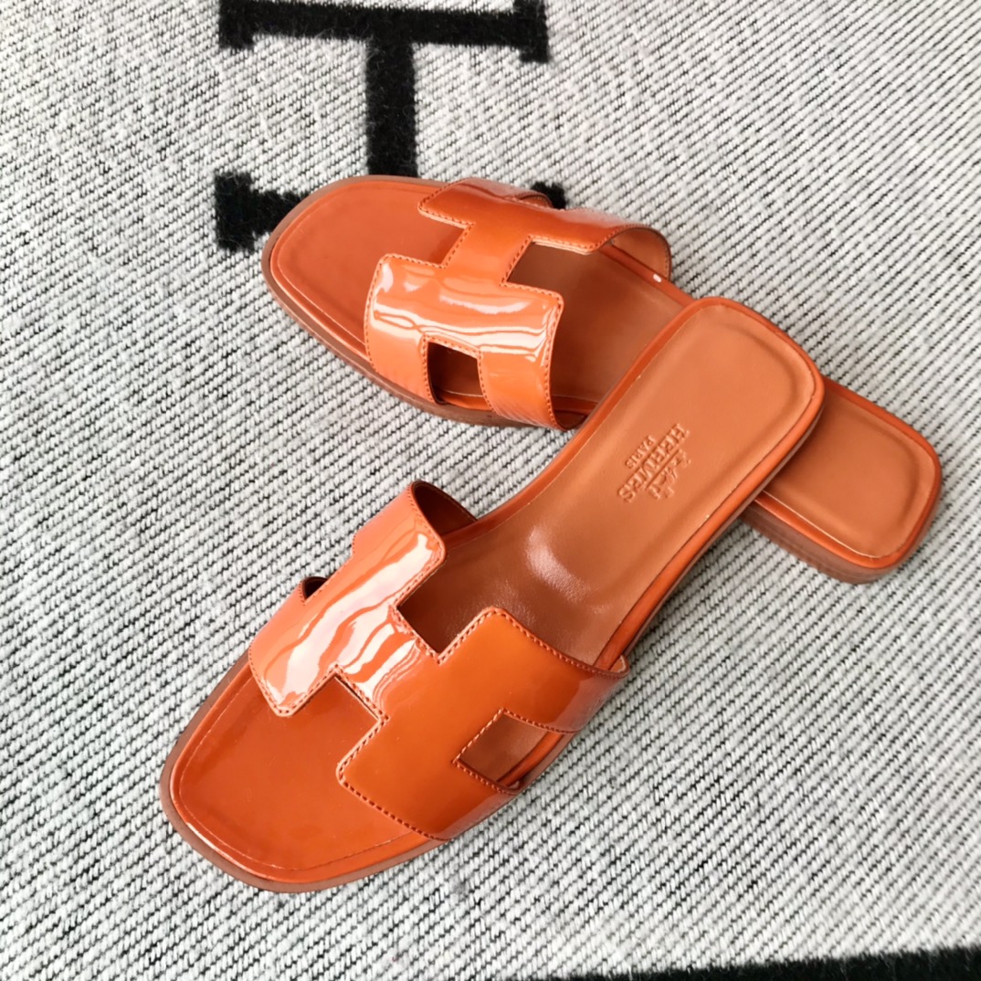 에르메스 올수공 오란 슬리퍼 샌들 페이던트 28